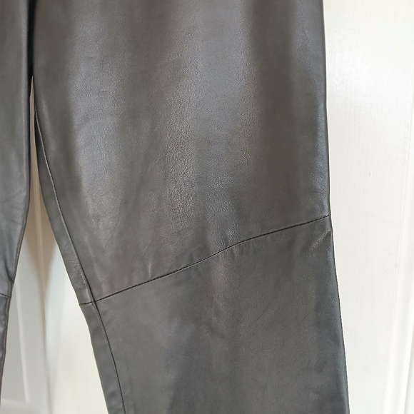 Vintage black Danier leather pants - Picture 4 of 11